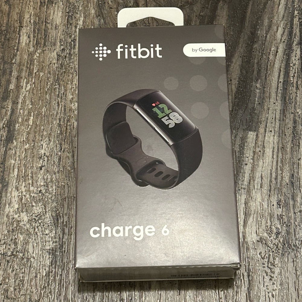 Fitbit Charge 6 By Google New In Box Obsidian Band Black Case